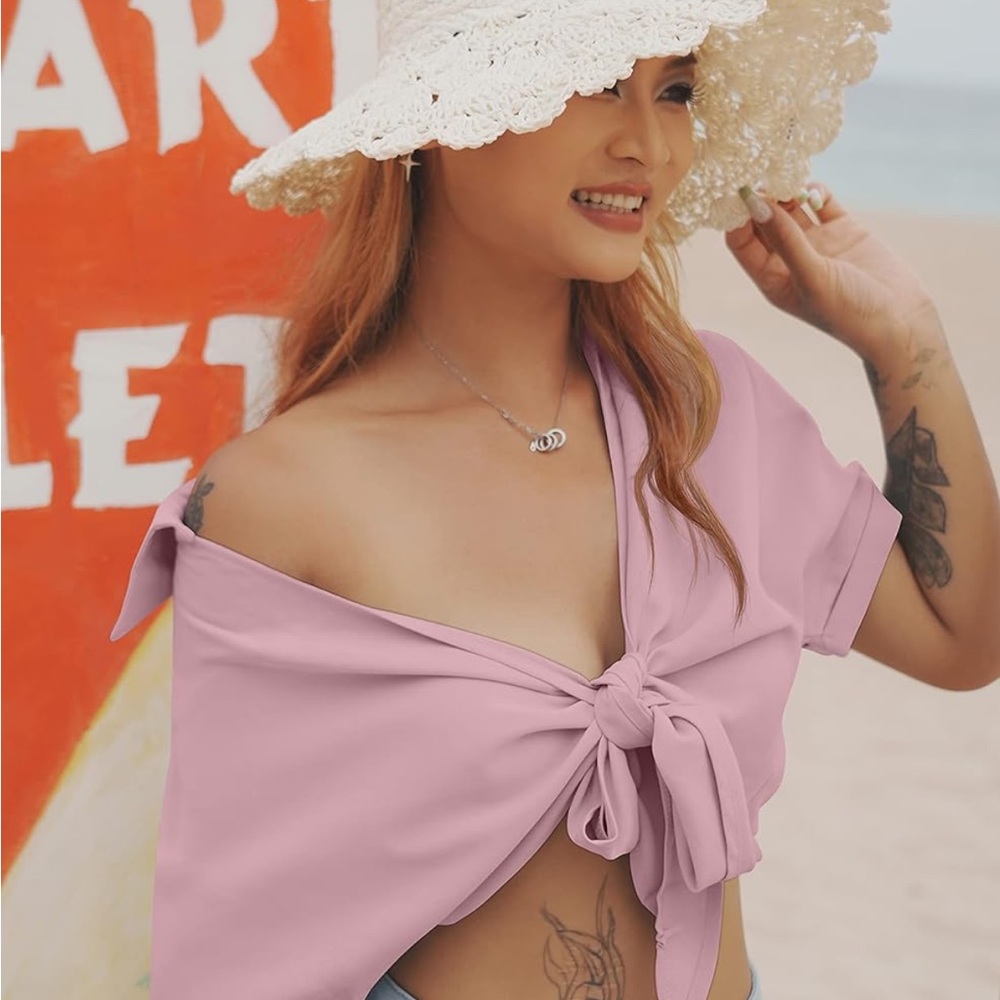 Summer wrap top